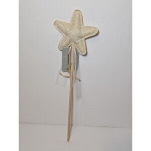 Alimrose Gold Linen Star Wand, Brand New NWT Princess Fairy Costume
